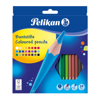 Pelikan sechseckige Buntstifte 24er