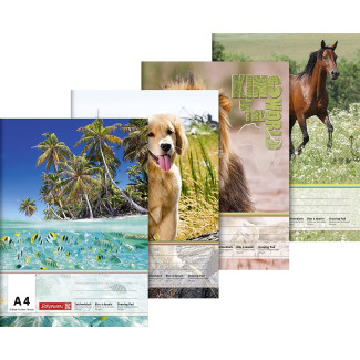 Brunnen Zeichenblock A4 mit Motiven 