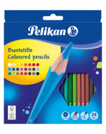 PELIKAN sechseckige Buntstifte 24 Farben