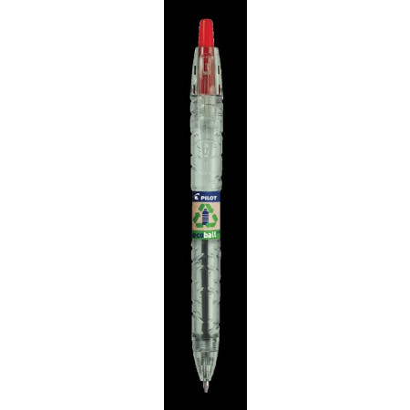 PILOT B2P Ecoball Kugelschreiber aus recycelten PET-Flaschen - rot