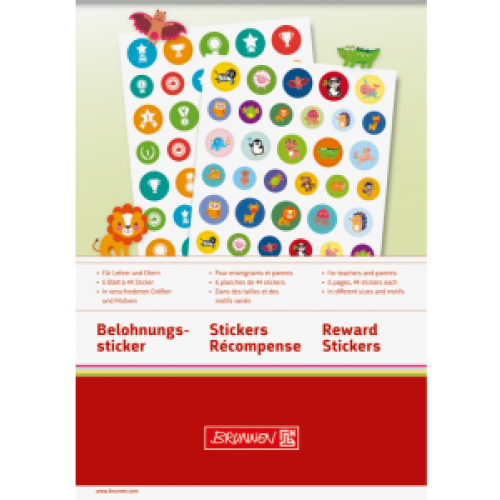 Brunnen Sticker gemischt verpackt