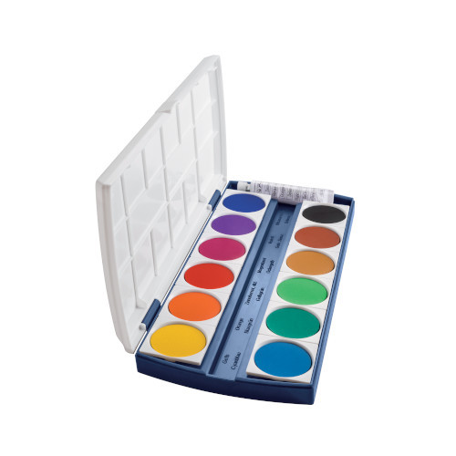 Herlitz Deckfarbenkasten 12er einzeln 